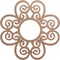 Ekena Millwork Cohen Wood Fretwork Pierced Ceiling Medallion, Wood (Paint Grade), 26"OD x 8 7/8"ID x 3/8"T CMWP26X26X0375COMF - alternate 1